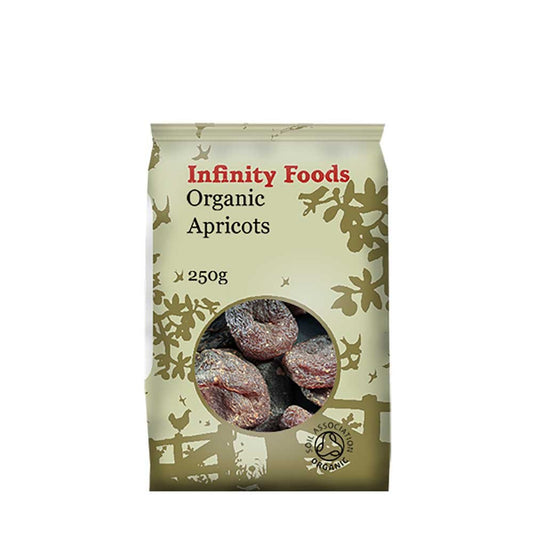INFINITY Organic Apricots Whole 250g