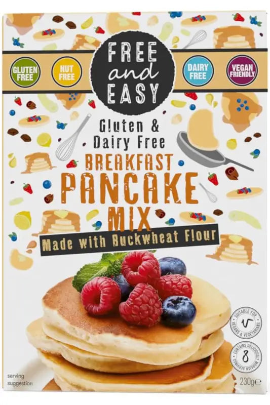 FREE & EASY Breakfast Pancake Mix GF/DF 230g