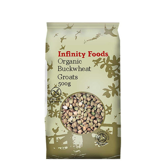 INFINITY Organic Buckwheat Groats - certified gluten-free 500g