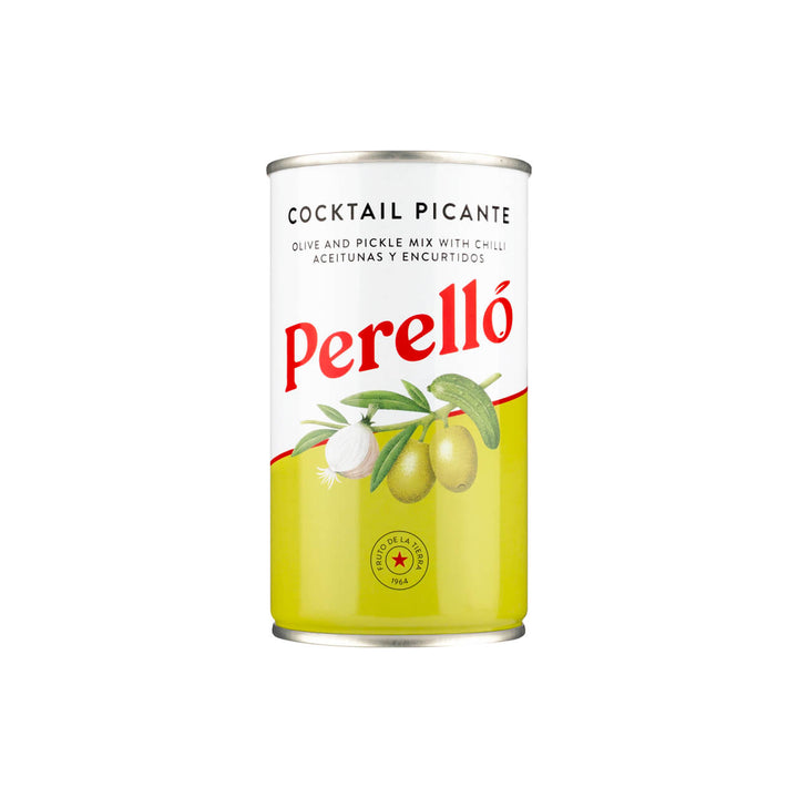 PERELLO Cocktail with Manzanilla Olives Spicy Small Tin 180g