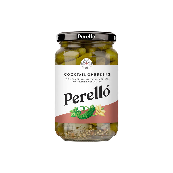 PERELLO Gherkins, Pepinillos (Cornichons) Jar 190g