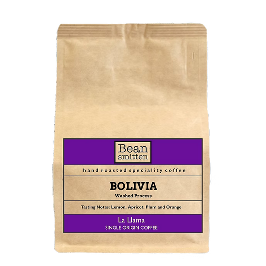 BEAN SMITTEN Bolivia La Llama Single Origin Coffee Beans 250g