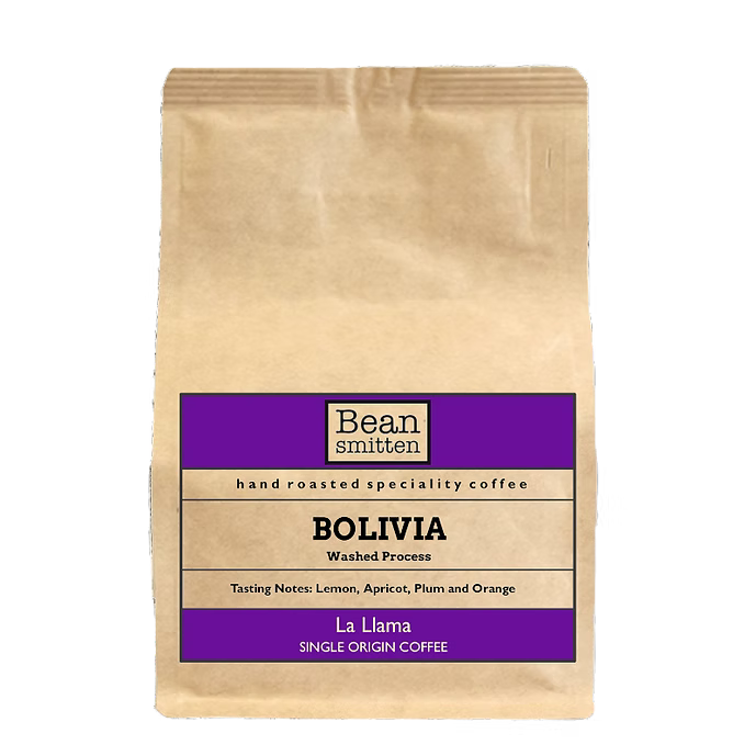 BEAN SMITTEN Bolivia La Llama Single Origin Coffee Beans 250g