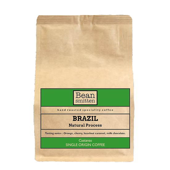 BEAN SMITTEN Brazil Castanas Single Origin Coffee Beans | Natural Process 250g