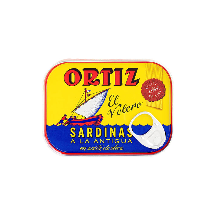 ORTIZ Sardines a la Antigua in Olive Oil Tin 140g