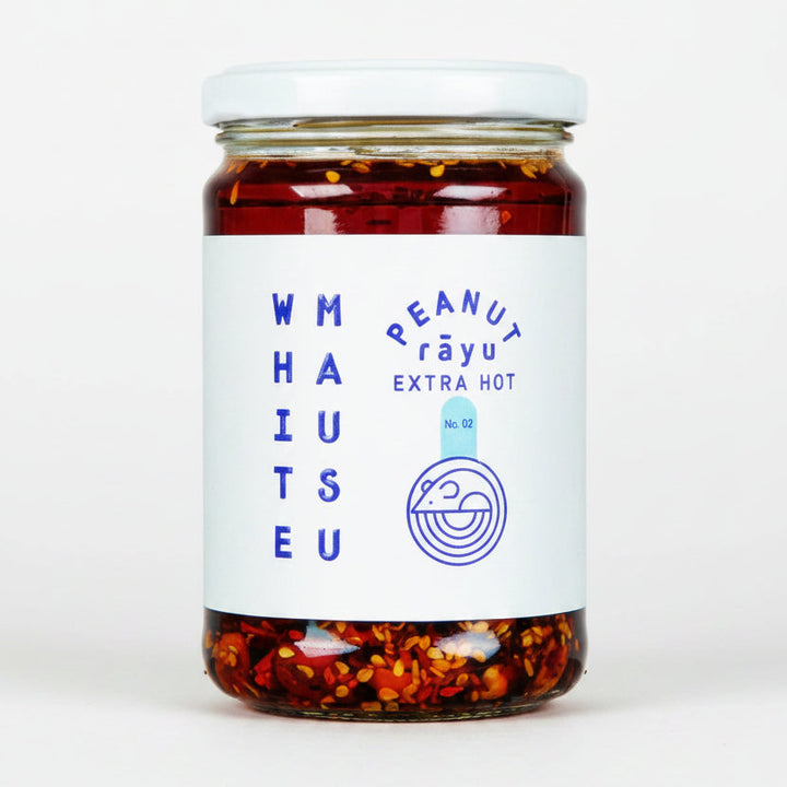 WHITE MAUSU Extra Hot Peanut Rayu 240g