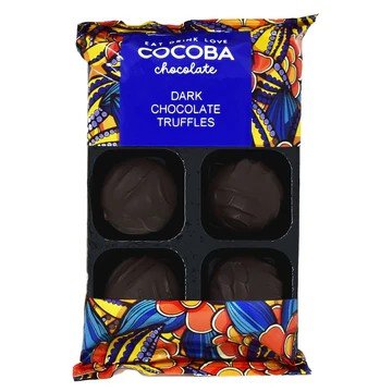 COCOBA Dark Chocolate Truffles (6 Truffles)