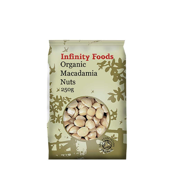 INFINITY Organic Macadamia Nuts 250g