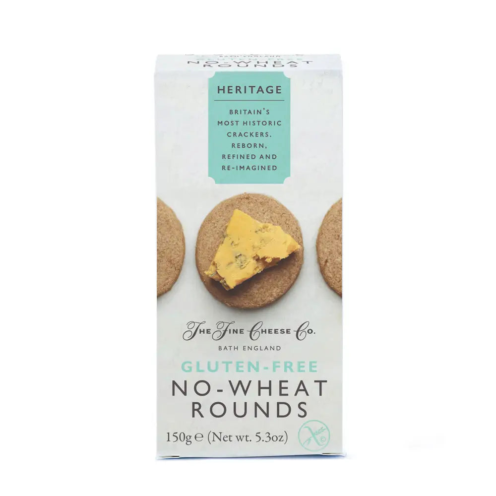 THE FINE CHEESE The Heritage Range: Gluten-Free No-Wheat Rounds 150g