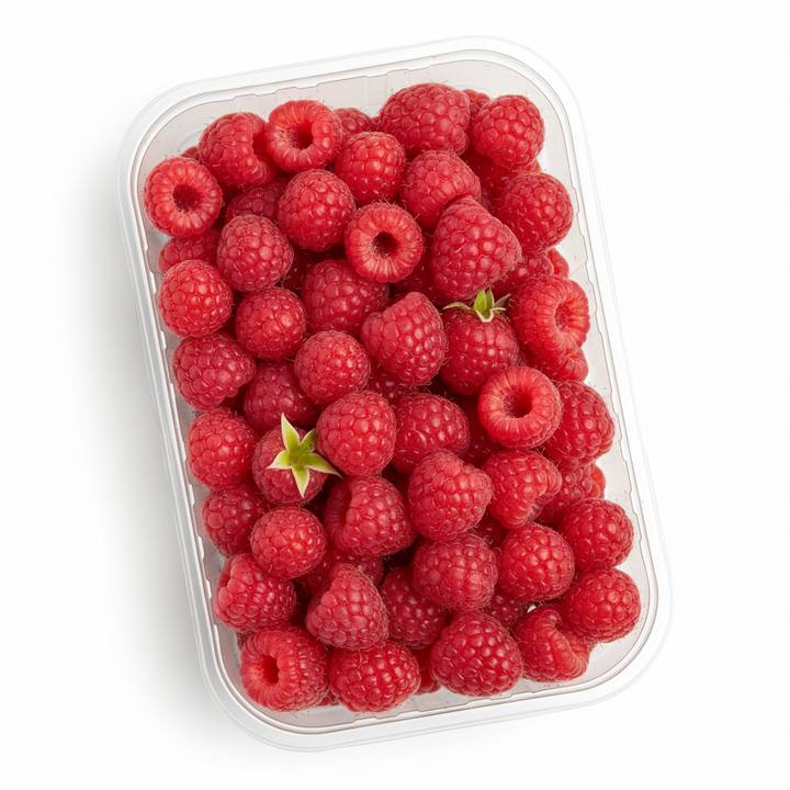 Single Layer Raspberry Punnet FRUITS – Direct From Farm